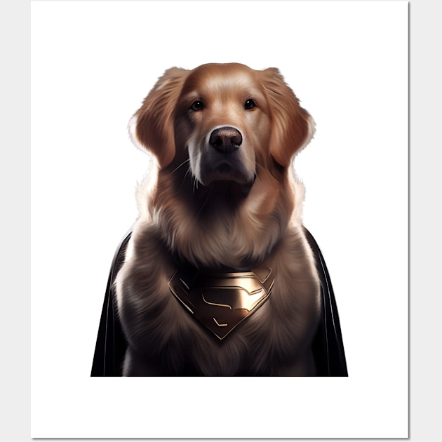 Super Dog Lilly Wall Art by goldenretriever_lilly